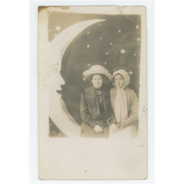 Paper Moon RPPC Postcard