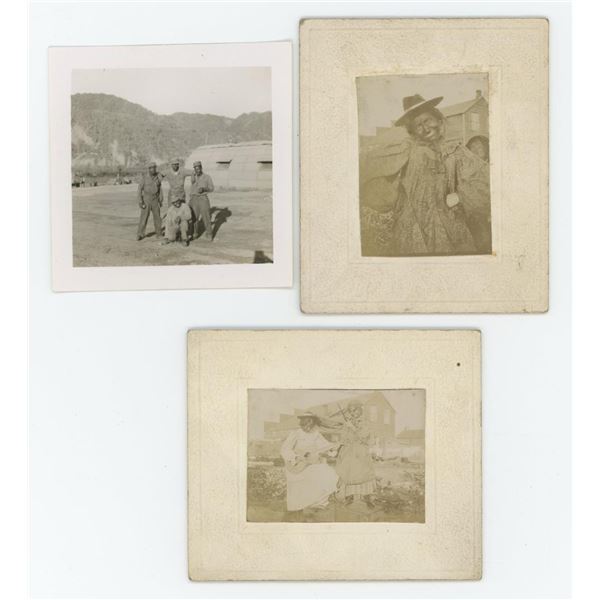 Collection of People in Blackface Minstrel Photos