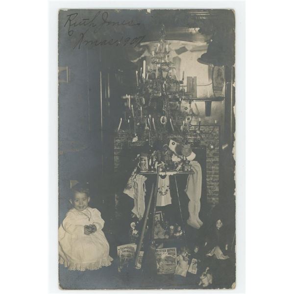 Christmas 1907 RPPC Postcard