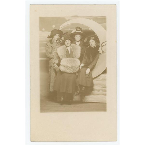 Paper Moon RPPC Postcard