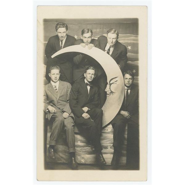 Paper Moon RPPC Postcard