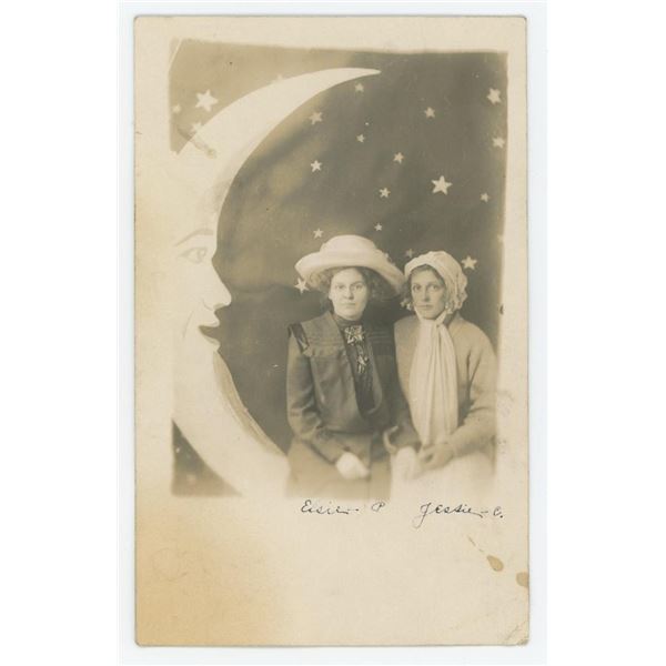 Paper Moon RPPC Postcard