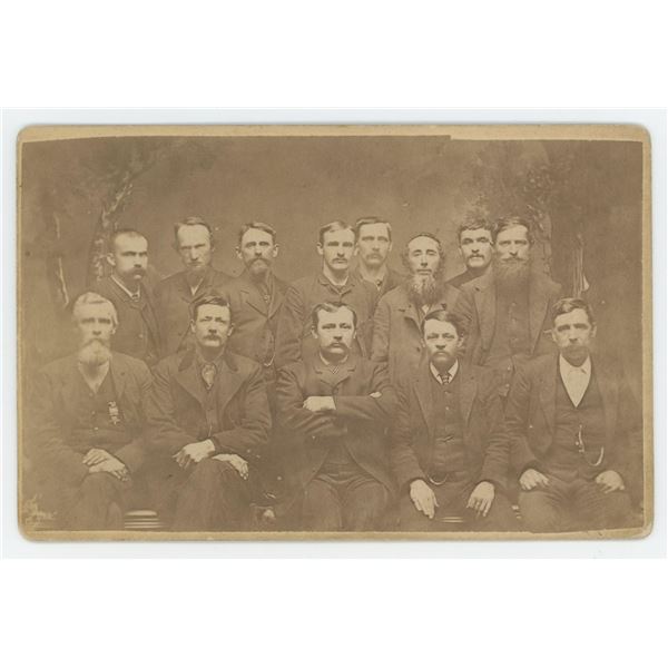 Reverend George Haddock Murder Jury Cabinet Photo