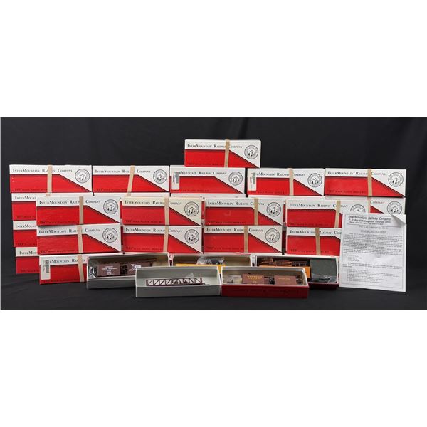 Collection of Intermountain Railway Boxcars