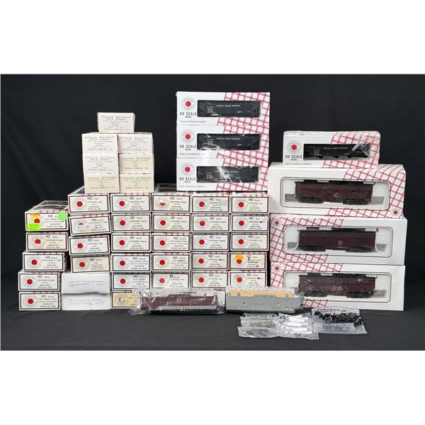 Collection of Stewart Hobbies Boxcars Locomotives