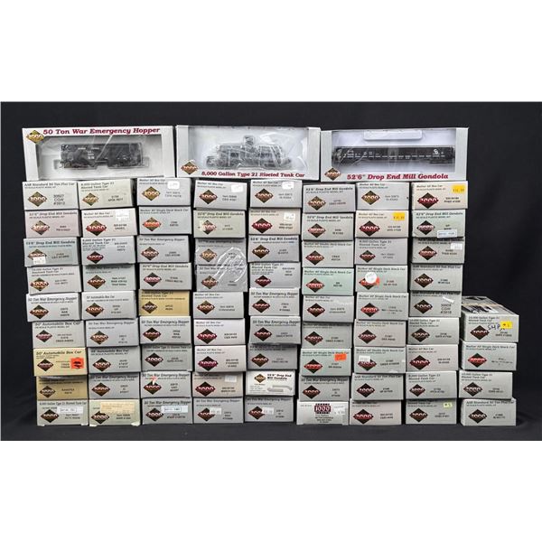 Collection of Proto 2000 Tankers Hoppers Boxcars