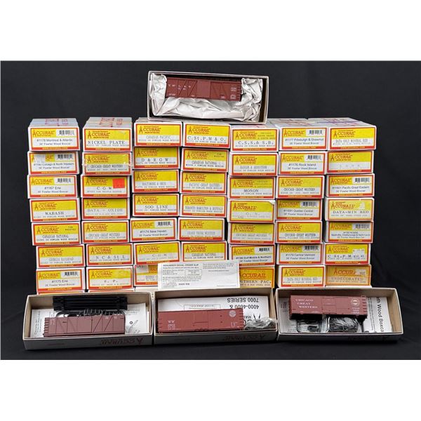 Collection of Accurail Boxcars Models