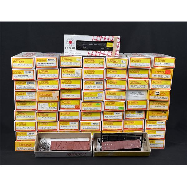 Collection of Accurail Boxcars Models