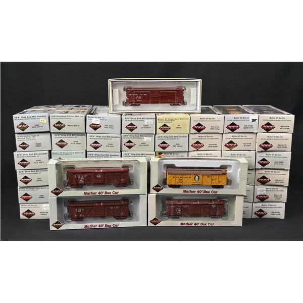Collection of Proto 2000 Tankers Hoppers Boxcars