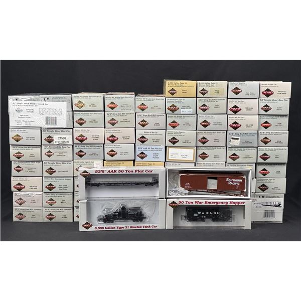 Collection of Proto 2000 Tankers Hoppers Boxcars