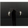 Image 2 : Navajo Sterling Silver Leaf Stud Earrings