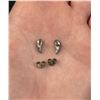 Image 3 : Navajo Sterling Silver Leaf Stud Earrings