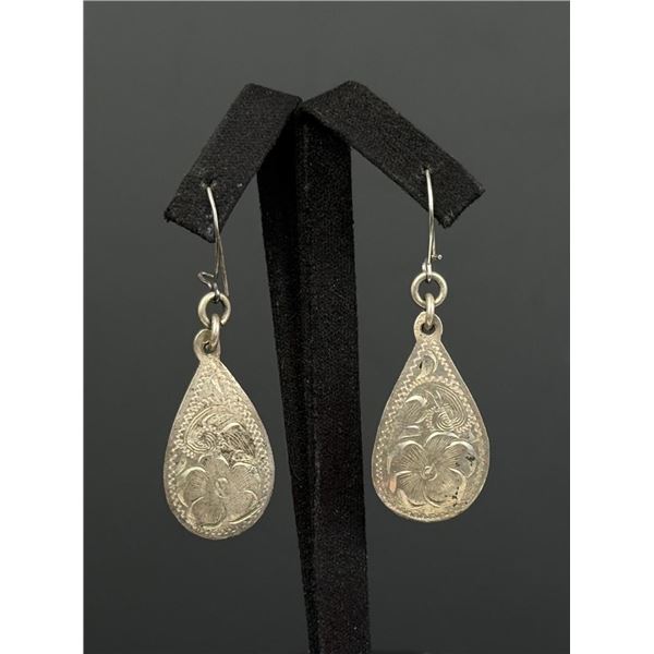 Fleming Sterling Silver Floral Cowgirl Earrings
