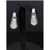 Image 1 : Johnson Ralph Navajo Sterling Opal Earrings