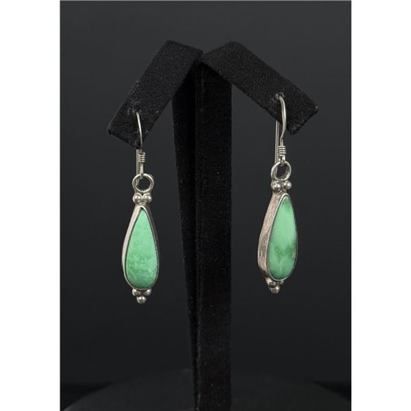 Richard Begay Navajo Sterling Silver Earrings