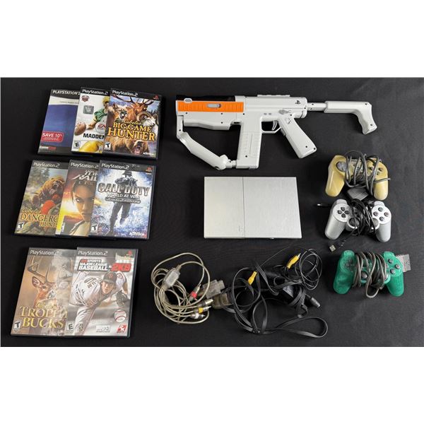 Sony Playstation 2 PS2 Slim Video Game Bundle