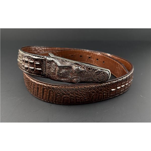 Alligator Leather Belt