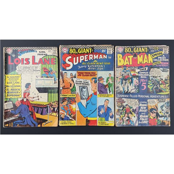 Group of Vintage DC Comic Books