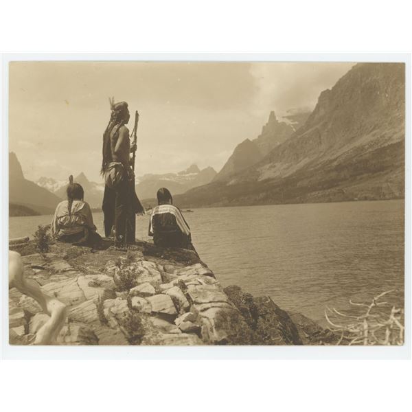 Kiser Glacier Park Montana Blackfoot Indian Photo