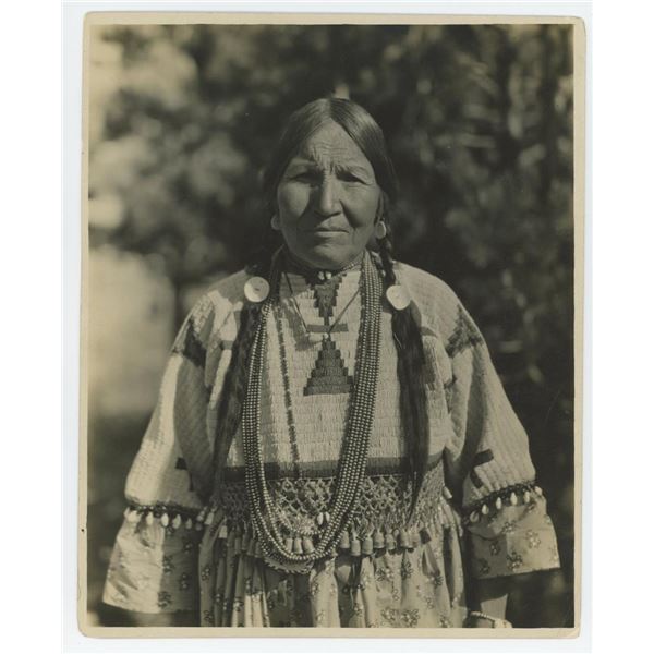 Long Time Pipe Woman Blackfoot Indian Photo