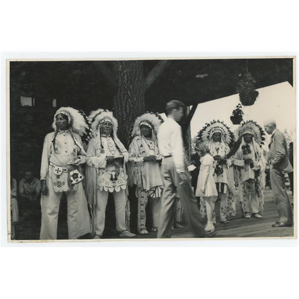 Blackfeet Indians Glacier Park Montana Photo