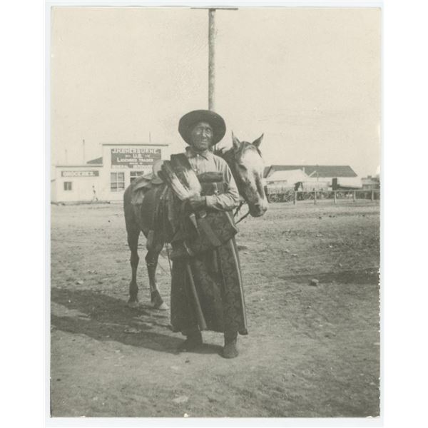 Old Morning Eagle Browning Montana Indian Photo