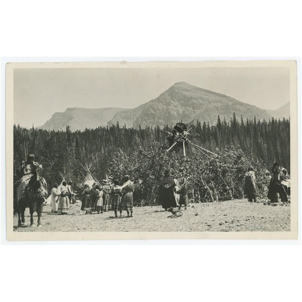 Glacier Park Blackfoot Indian Montana Photo