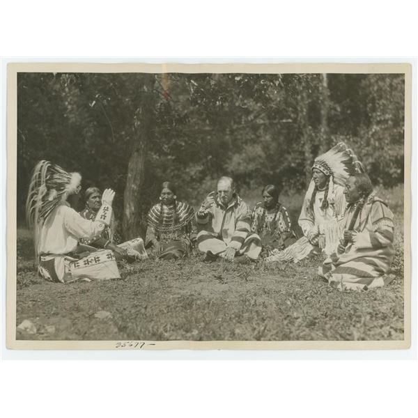 Chief Berry Child Blackfoot Indian Montana Photo