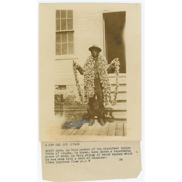 Split Ears Blackfoot Indian Montana Photo