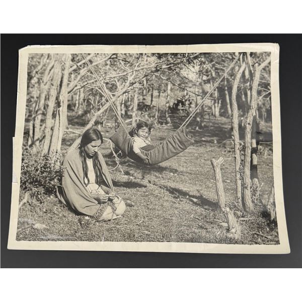 Mrs. Bull Child Blackfoot Indian Montana Photo