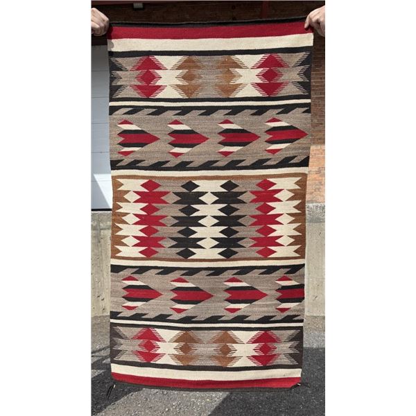 Navajo Indian Chinle Saddle Blanket Rug