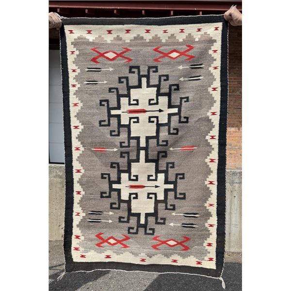 J.B. Moore Style Navajo Indian Crystal Rug