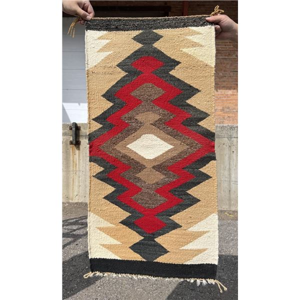 Navajo Indian Saddle Blanket Gallup Throw Rug
