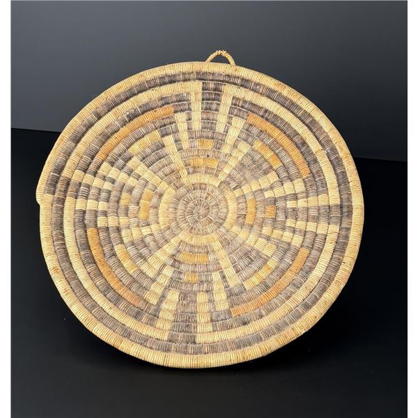 Hopi Native American Basket Plaque Second Mesa