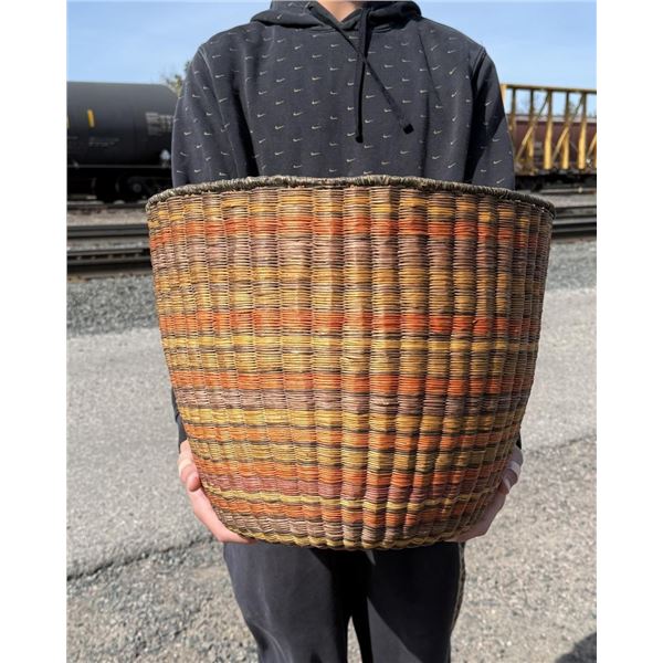 Hopi Native American Indian Peach Basket