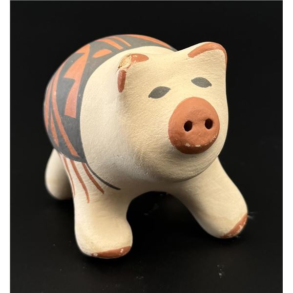 Bessie Yepa Jemez Pueblo Pottery Pig