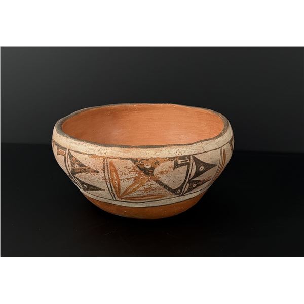 Historic Zia Pueblo Pottery Dough Bowl