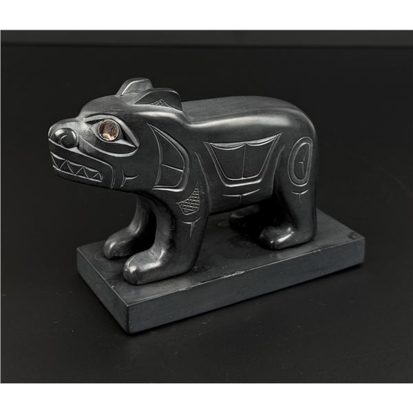 Glen Pollard Haida Argillite Bear