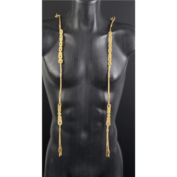 Alaskan Inuit Eskimo Ivory Suspenders