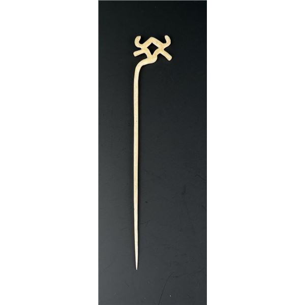 Alaskan Inuit Eskimo Ivory Hair Pin