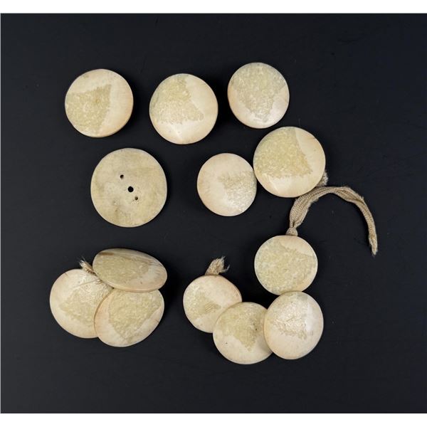 Alaskan Inuit Eskimo Ivory Buttons
