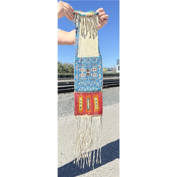 Sioux Native American Indian Beaded Pipe Bag