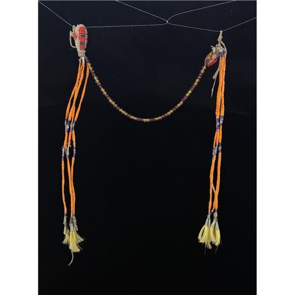 Sioux Native American Indian Quilled Hair Ornament