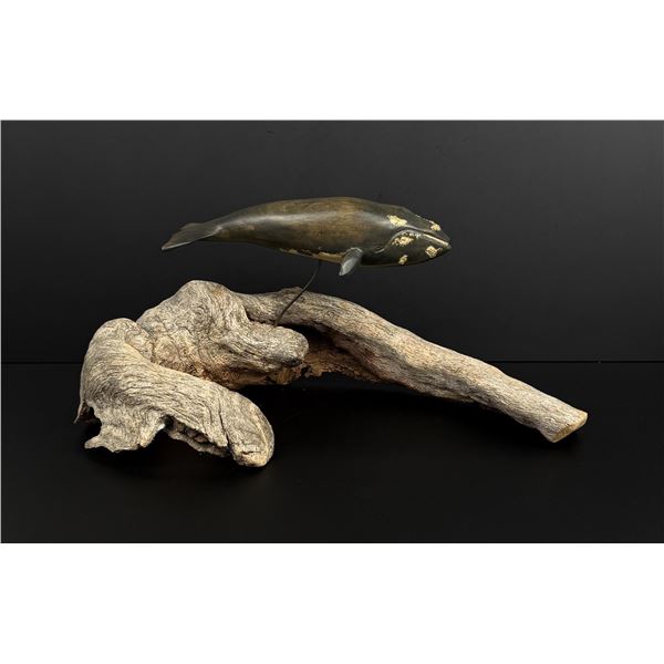 Carved Wood Whale