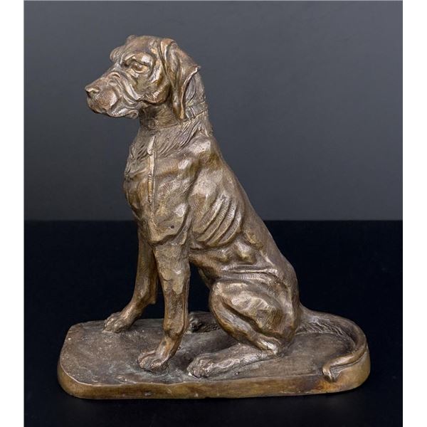 Jules Moigniez Labrador Dog Bronze