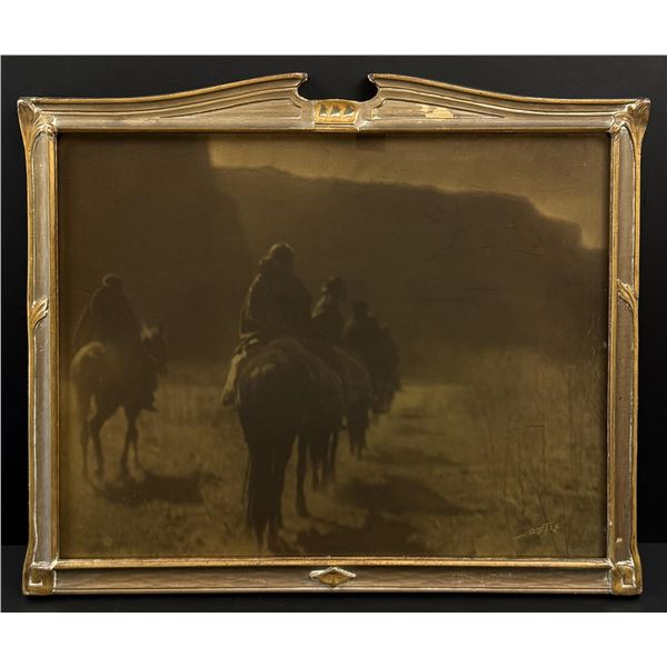 Original Edward Curtis The Vanishing Race Orotone