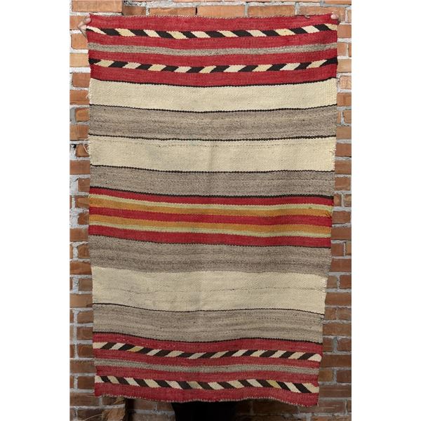 Navajo Indian Transitional Saddle Blanket Rug