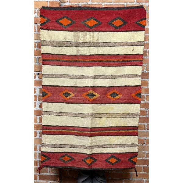 Navajo Indian Ganado Saddle Blanket Rug