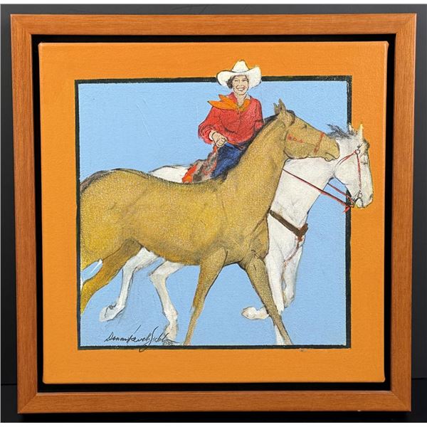 Donna Howell Sickles Pony Up Painting