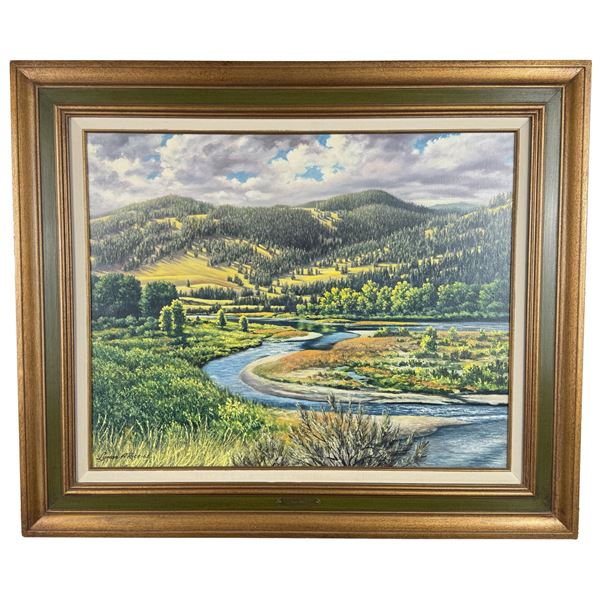 Lyman Rice Lazy River Painting
